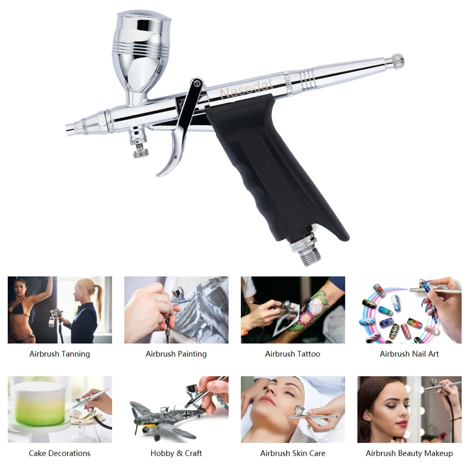 Airbrush Kit With Mini Compressor - Nasedal Airbrush Air Compressor kit Auto