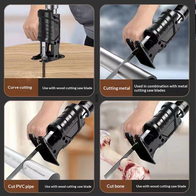 ♥Electric Drill to Reciprocati - đánh giá và giá Reciprocating Saw Attachment Drill