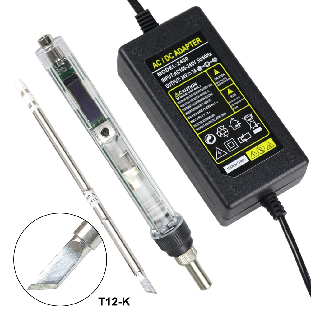 T12 Điện Mỏ Hàn Bộ DC 12-24V 7 - đánh giá và giá Digital Soldering Station T12