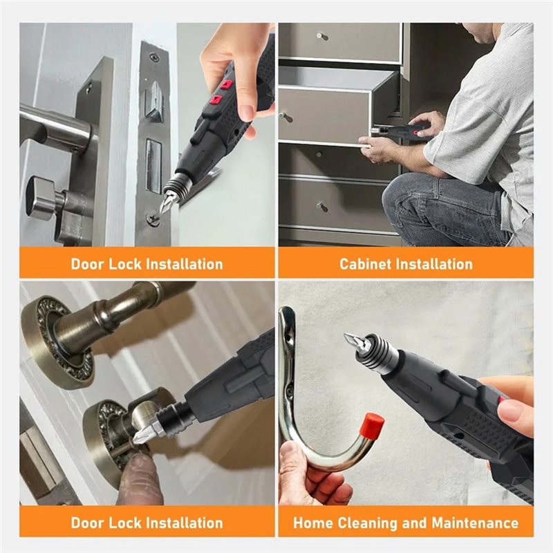 M11K-Cordless Electric Screwdr - đánh giá và giá Electric Screwdriver Rechargeable Usb