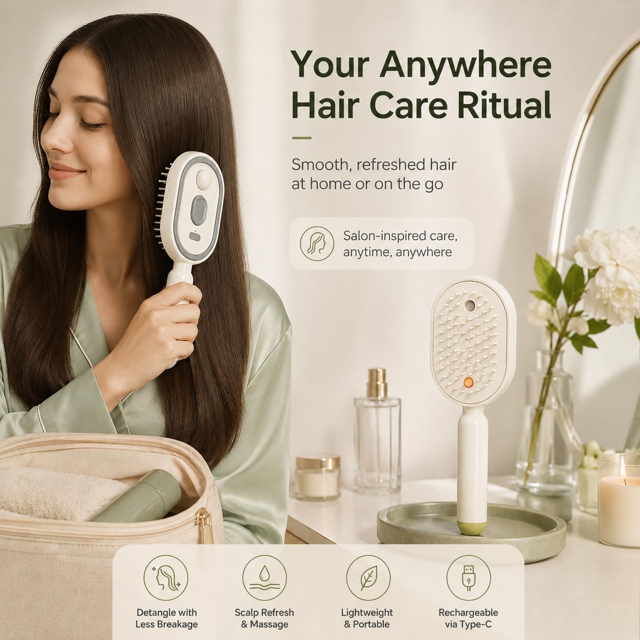 Electric Spray Hair Massage Co - đánh giá và giá Electrical