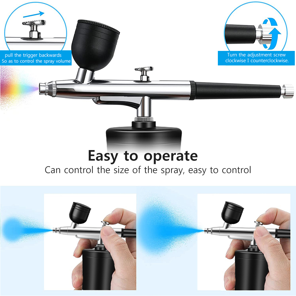 Rechargeable Mini Airbrush Kit - đánh giá và giá Airbrush Kit With Mini Compressor