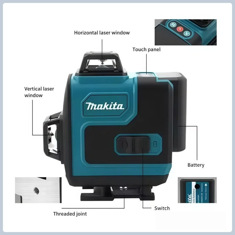Original Makita Safe Multi-pro - đánh giá và giá Laser Level 16 Lines 4D Green