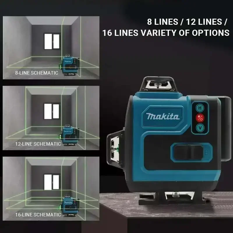 4.0Ah Max Makita 40V Battery M - đánh giá và giá Laser Level 16 Lines 4D Green