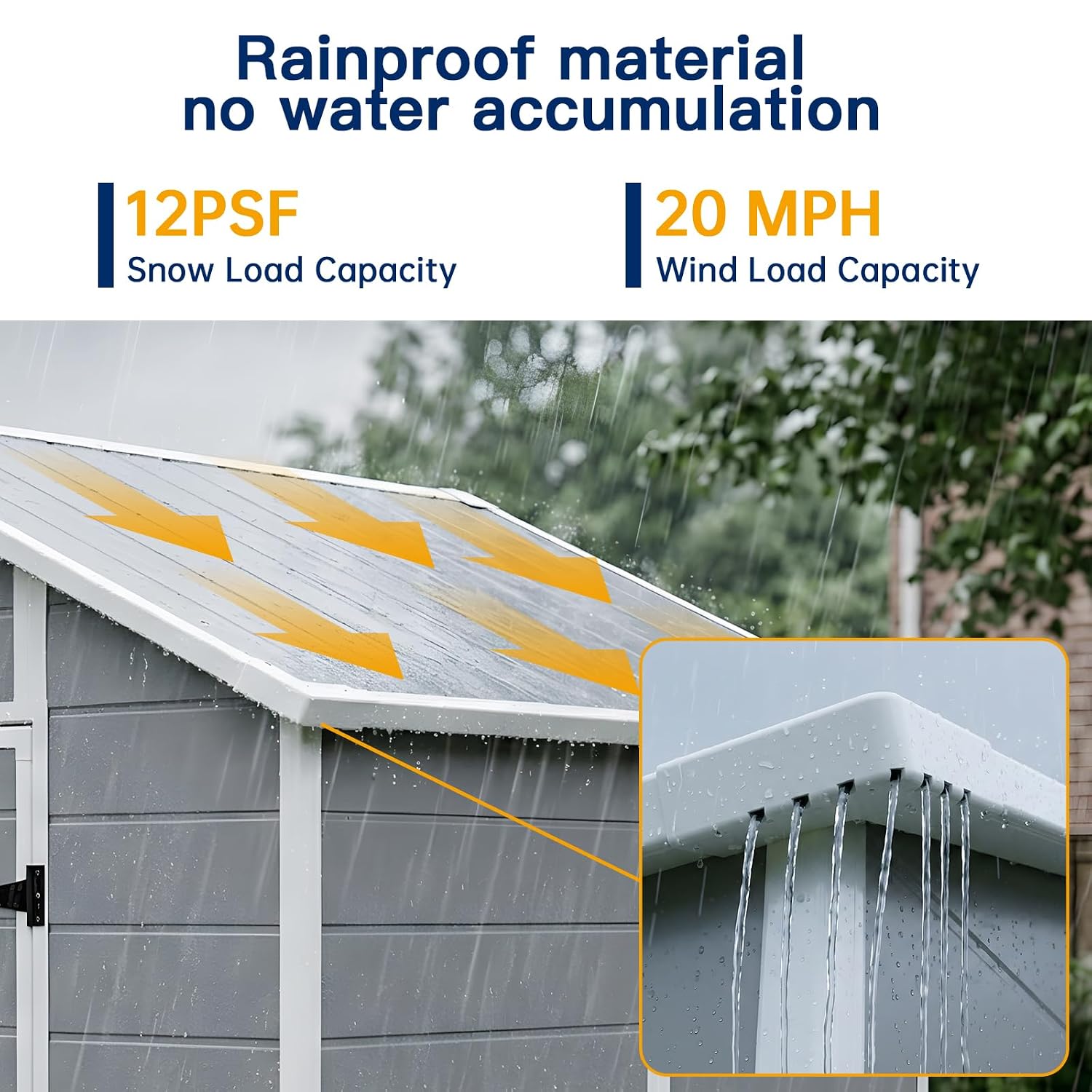 8×6 FT Outdoor Storage Shed wi - đánh giá và giá Garden Tools