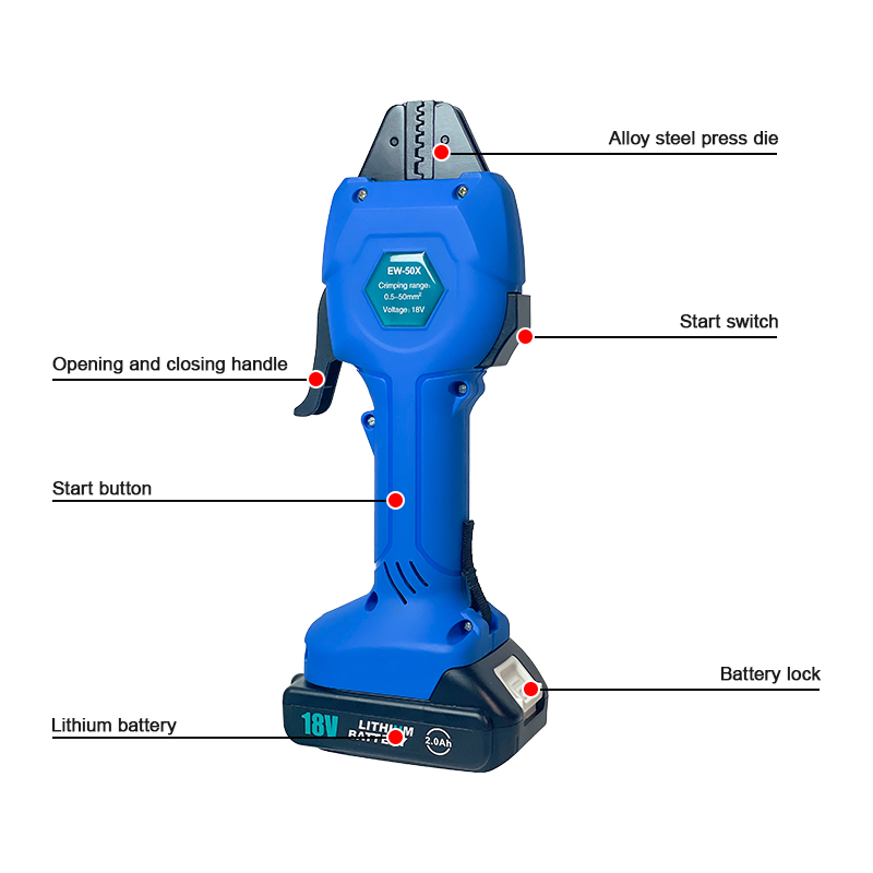 EW-50X Rechargeable Crimping T - đánh giá và giá Electrical